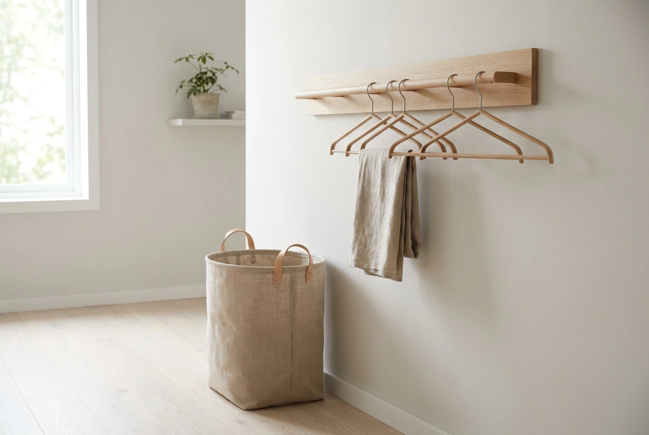 Como criar um mini closet no hall de entrada sem obstruir o espaço