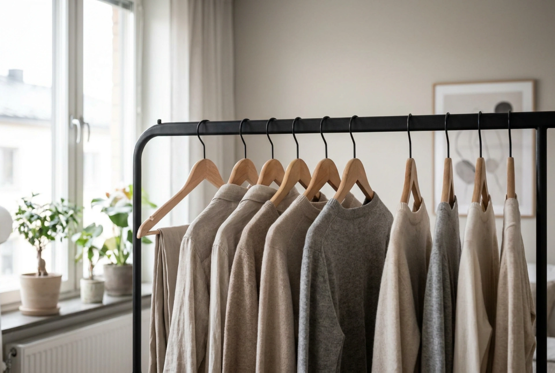 Como carregar um suporte de roupas com segurança e evitar que tombe