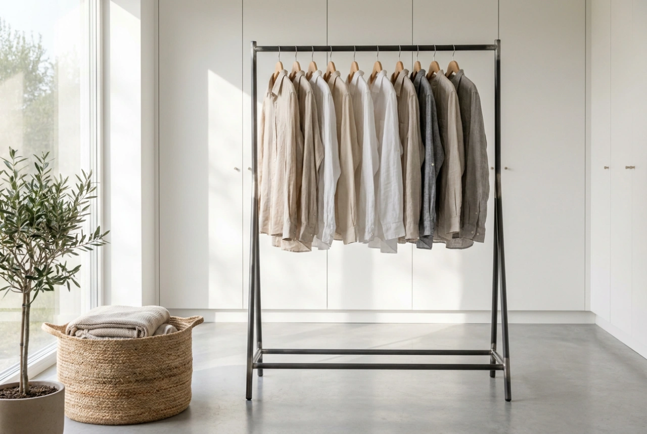 Como otimizar o uso de um charriot com rodas no closet doméstico