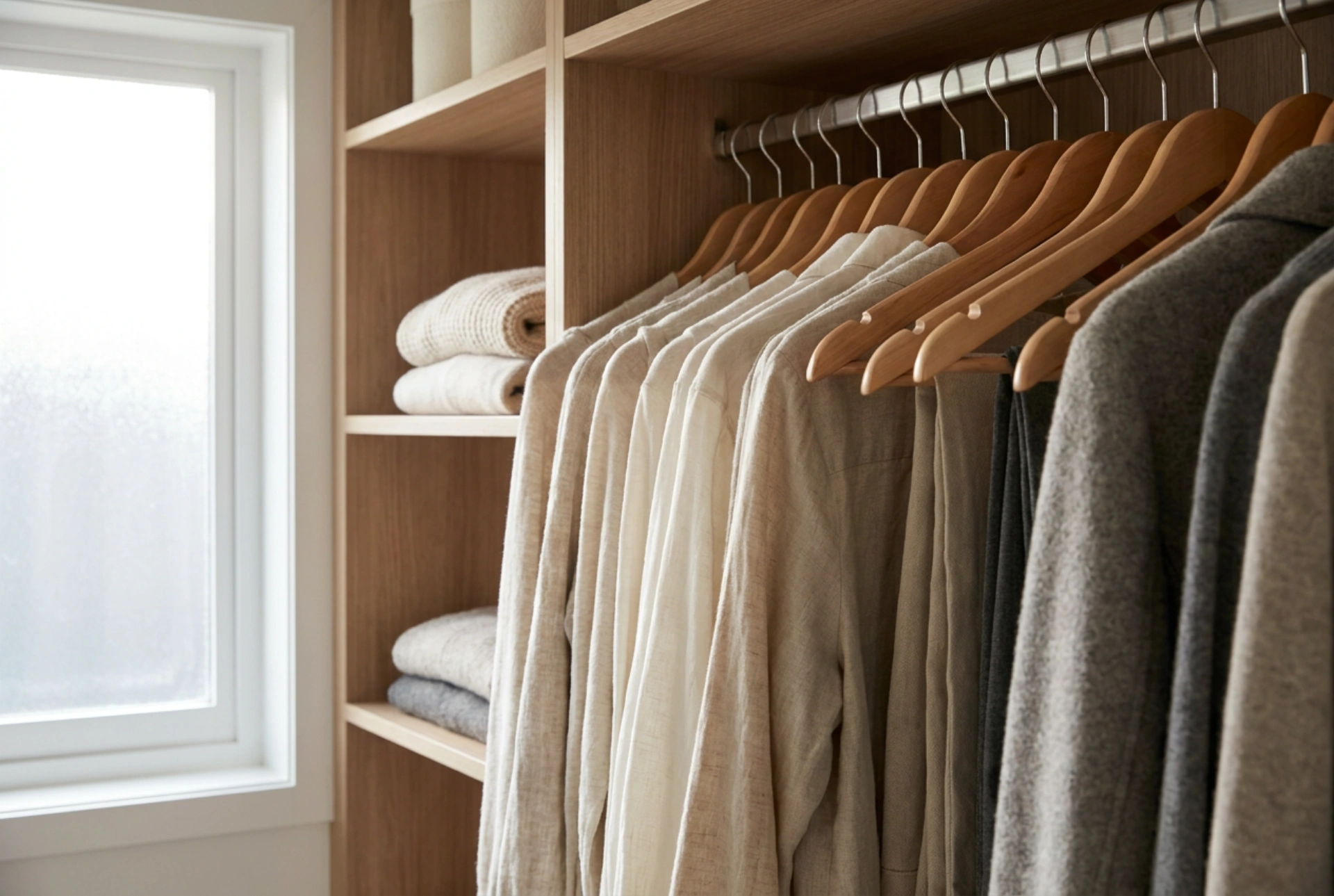 Como planejar o espaço para roupas penduradas no guarda-roupa sem desperdiçar espaço