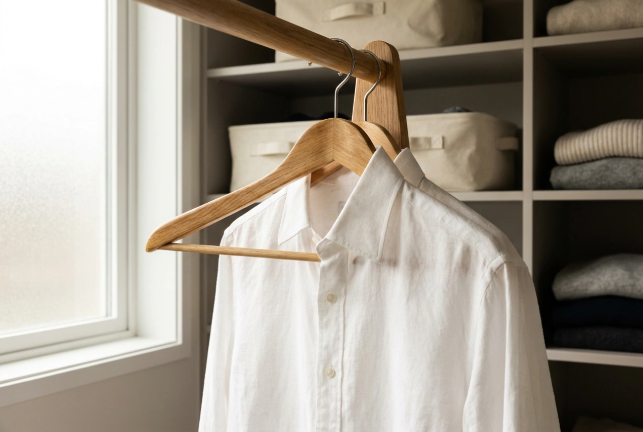 Como escolher o cabide ideal para o closet para que as roupas não amassem