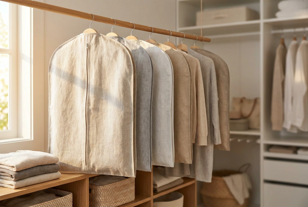Como usar capas de roupa no guarda-roupa sem acumular umidade