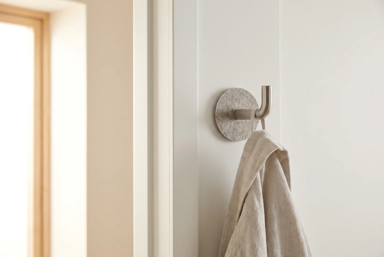 Como usar cabides de porta em portas com rebaixo sem riscar a madeira