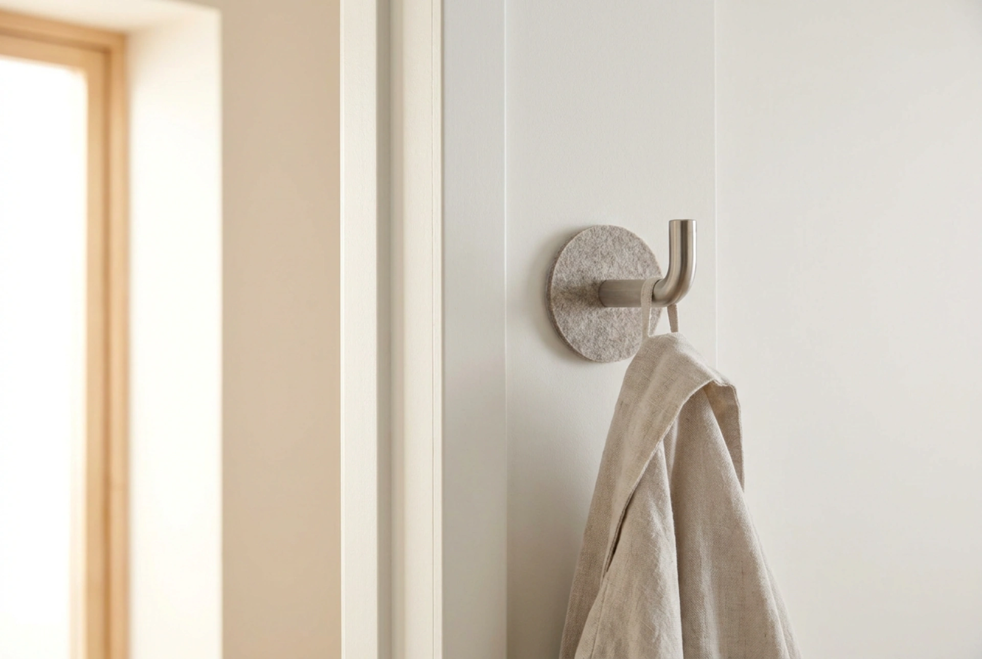 Como usar cabides de porta em portas com rebaixo sem riscar a madeira