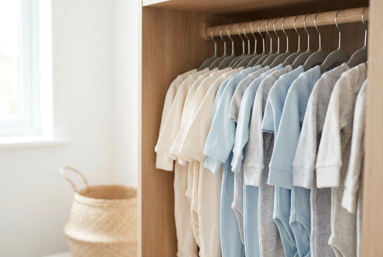 Como pendurar roupas de criança em cabides sem que escorreguem