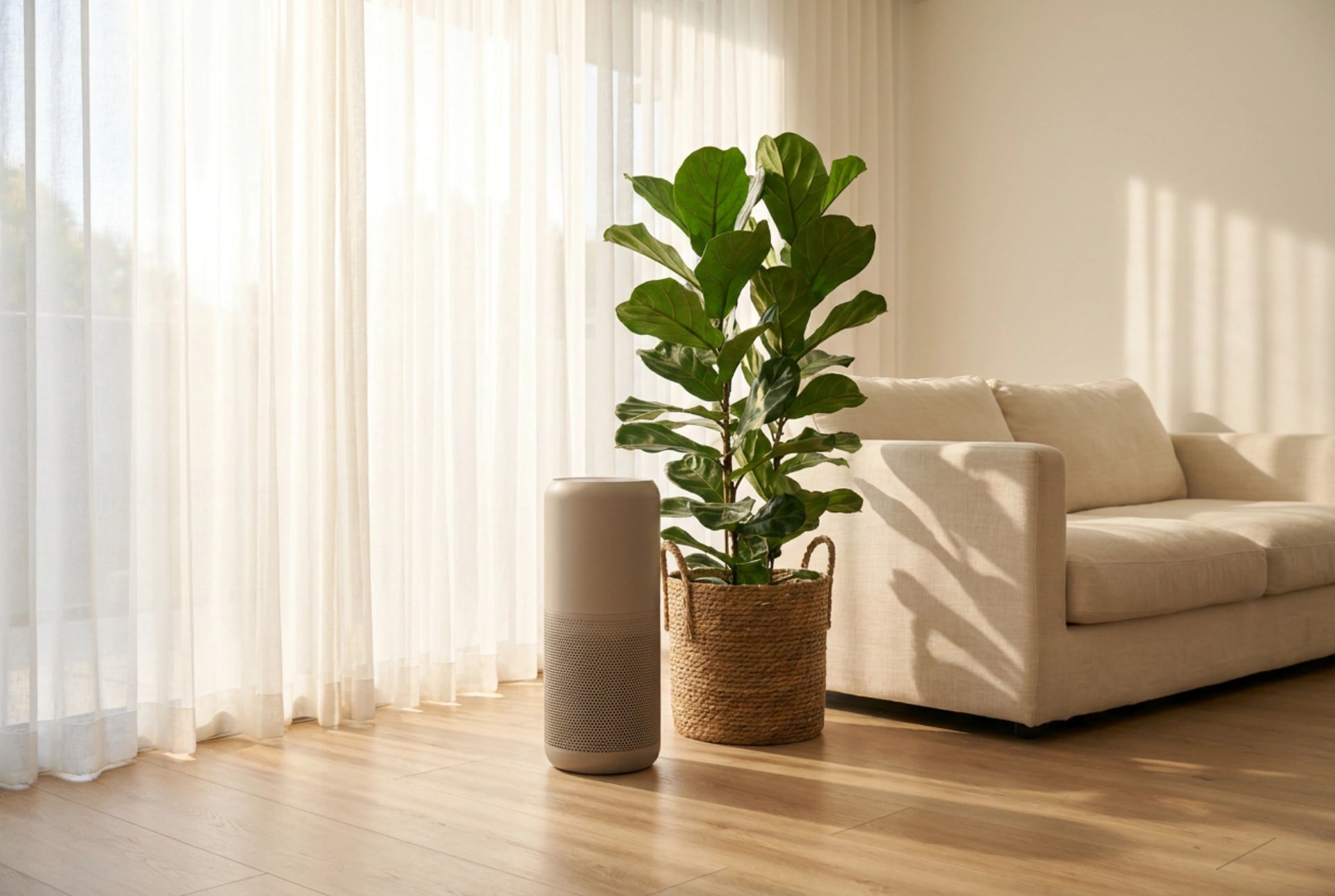 Como combinar a purificação e a humidificação do ar em casa