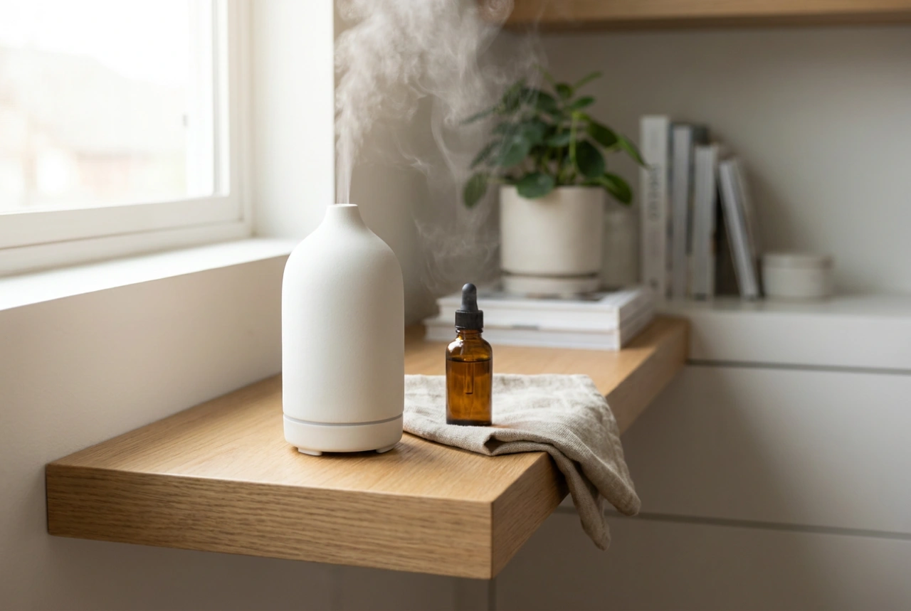 O uso de óleos essenciais no humidificador é seguro para os aparelhos eletrónicos?