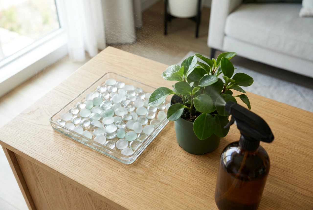 Como humidificar o ar para as plantas sem molhar os parapeitos