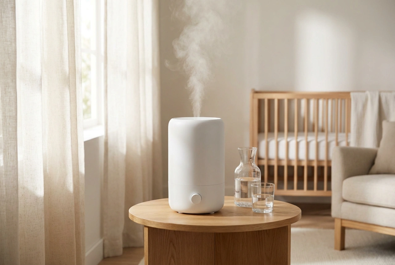 Como usar um humidificador de ar de forma segura junto de um bebé
