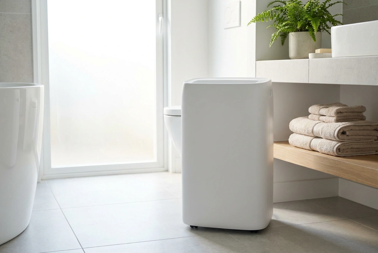 Quanto tempo deve deixar o desumidificador ligado após lavar a roupa ou tomar banho