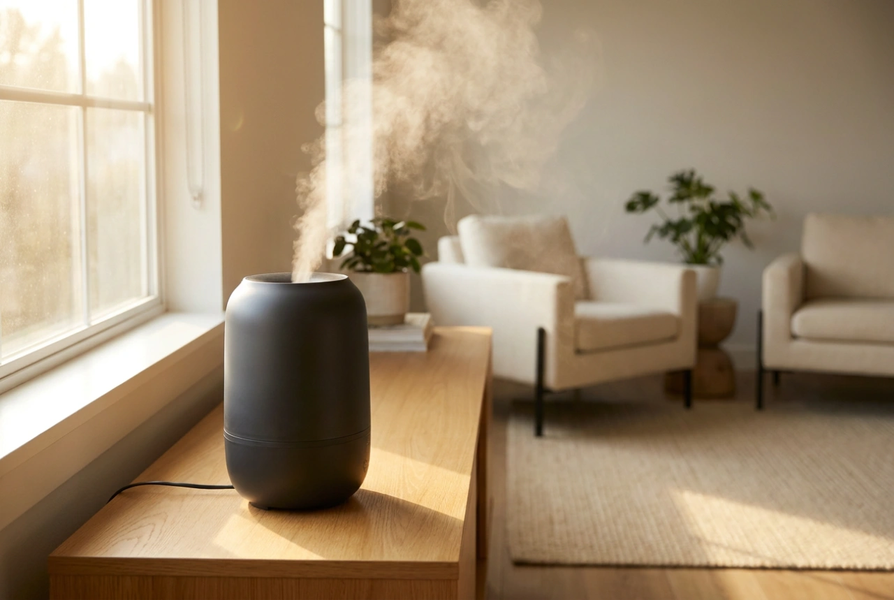 Quando o humidificador de ar ajuda na recuperação de calor em casa