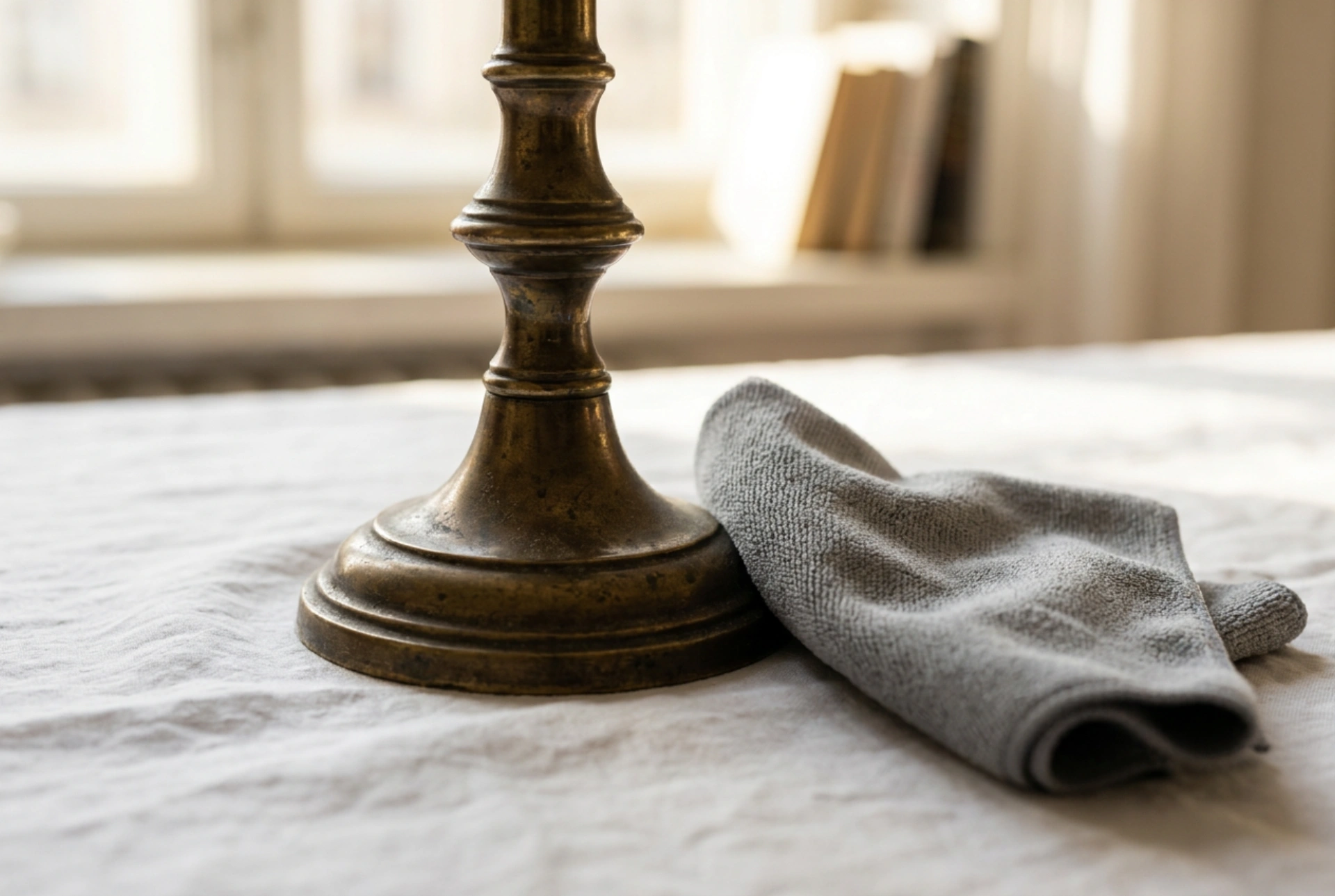 Limpeza profissional de latão em casa sem perder a pátina