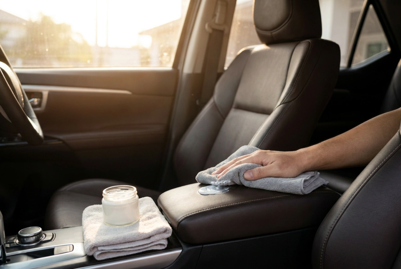 Como limpar e hidratar estofos de couro automóvel com eficácia