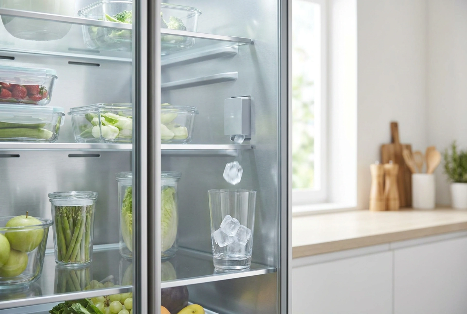 Como cuidar de um frigorífico de duas portas com máquina de gelo