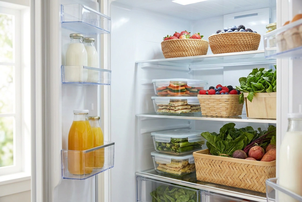 Frigorífico de encastrar largo: regras para um acesso cómodo e organização eficiente
