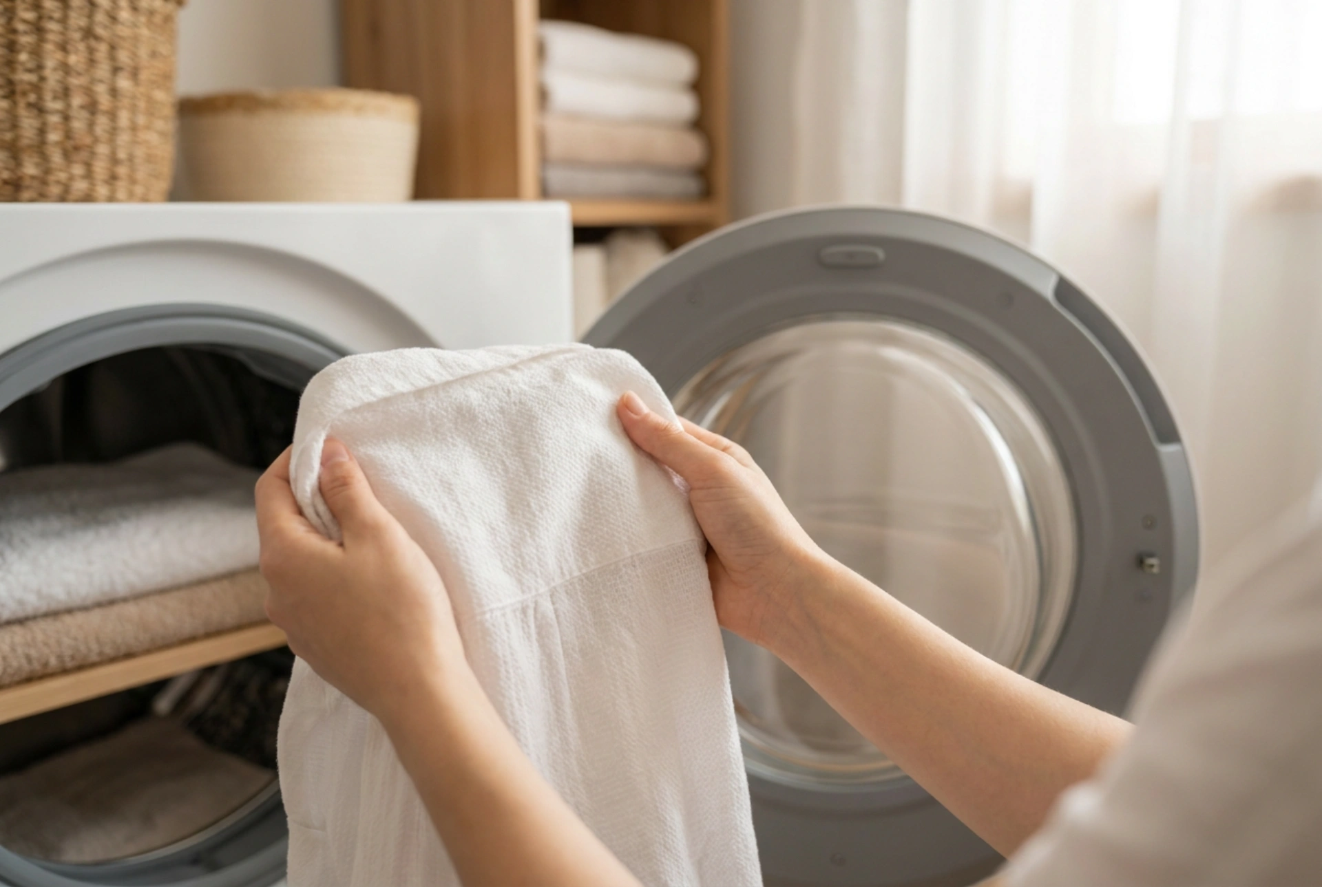 Como usar a função pet na máquina de lavar para eliminar pelos das roupas