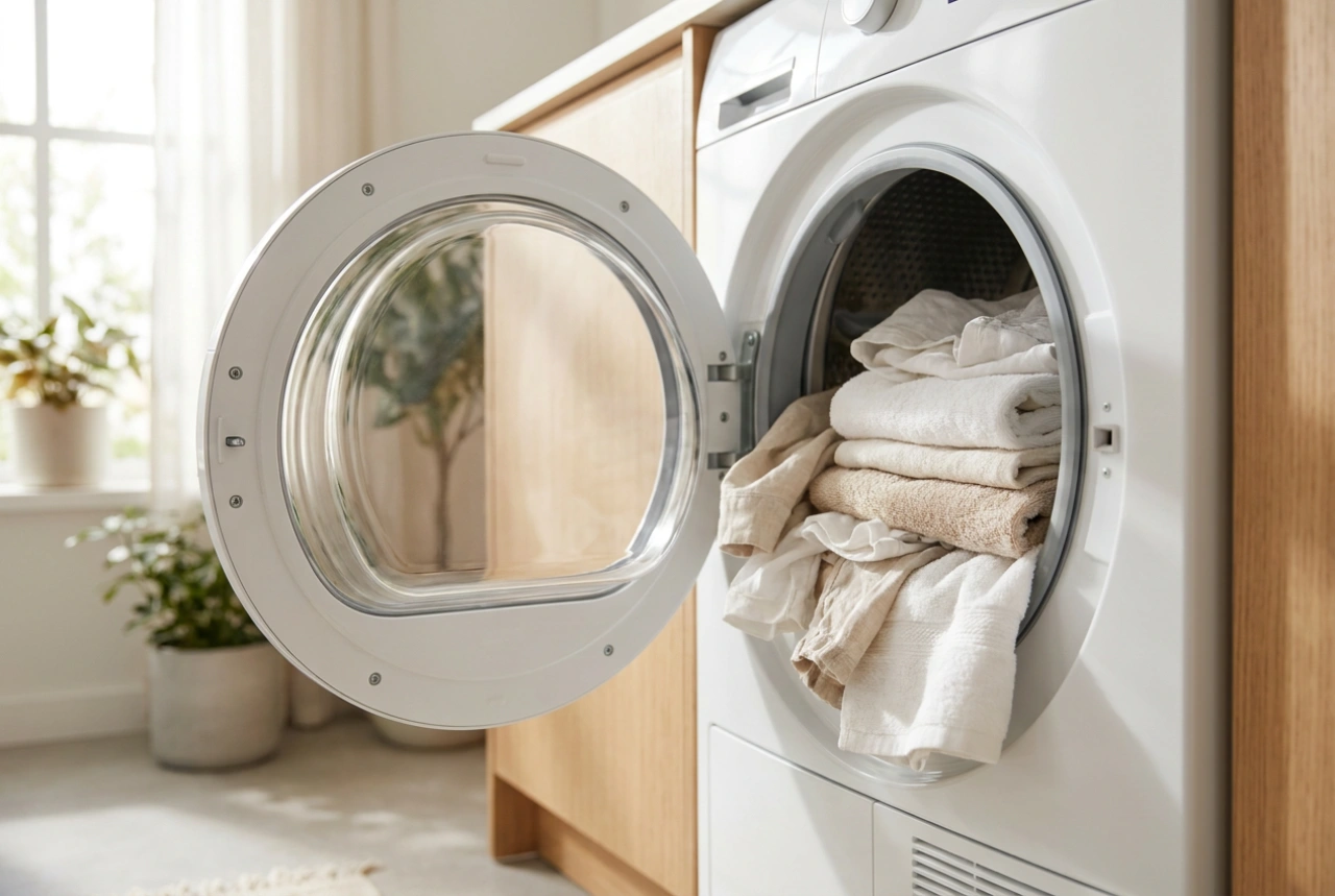 Como secar roupa na máquina de secar sem encolher os tecidos